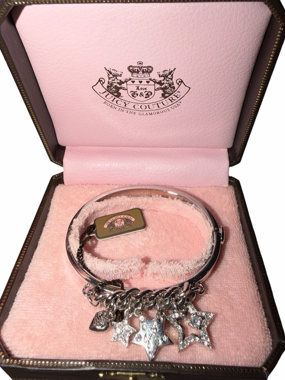 Vintage Juicy Couture Star Bangle Bracelet